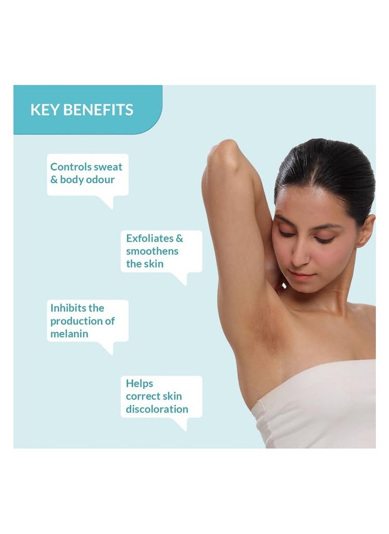 FIXDERMA Fixderma Nigrifix Underarm Lightening Roll on with 6% AHA, Lactic Acid & 1% Mandelic Acid & Kojic Acid | Brightens Skin & Exfoliates Underarm | For Sensitive Skin - 120ml (Pack of 2)  - Image 3