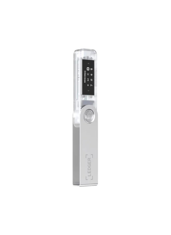 Ledger - Nano S Plus Hardware Wallet | Safest Crypto & NFT Cold Storage, OLED Screen, Type-C Connectivity, 5000+ Coins Supported, for Android, MacOS & Windows - Transparent - Image 1