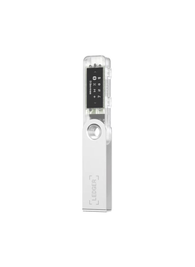 Ledger - Nano S Plus Hardware Wallet | Safest Crypto & NFT Cold Storage, OLED Screen, Type-C Connectivity, 5000+ Coins Supported, for Android, MacOS & Windows - Transparent - Image 1