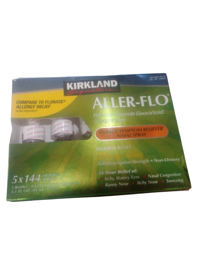 Kirkland Signature Aller-Flo Propionate Glucocorticoid (0.54Fl. Oz) Pack Of 5 