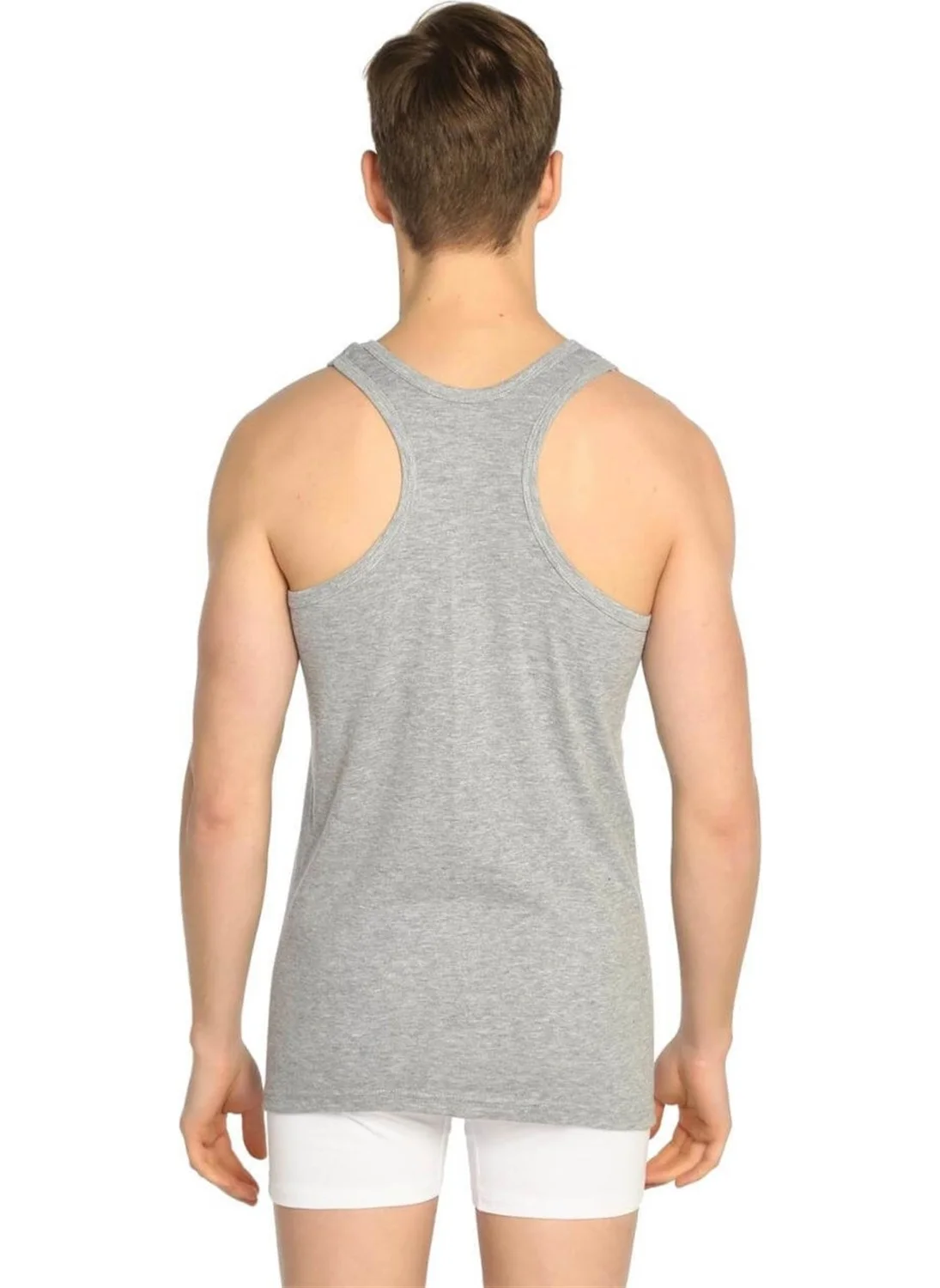 Tutku Passion 3 Pack Cotton Men's Rib Sports Undershirt