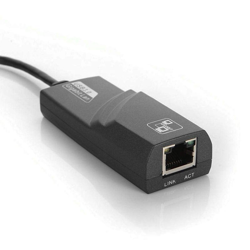 Ethernet Adapter USB 3.0 to 10/100/1000 Network RJ45 Lan Wired Adapter for Nintendo Switch, Wii, Wii U, Macbook, Chromebook, Windows 10, 8.1, Mac OS, Surface Pro- Black - Image 2