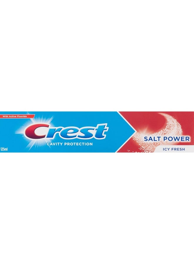 Crest Salt Power Icy Fresh Toothpaste, 125 Ml - Image 2