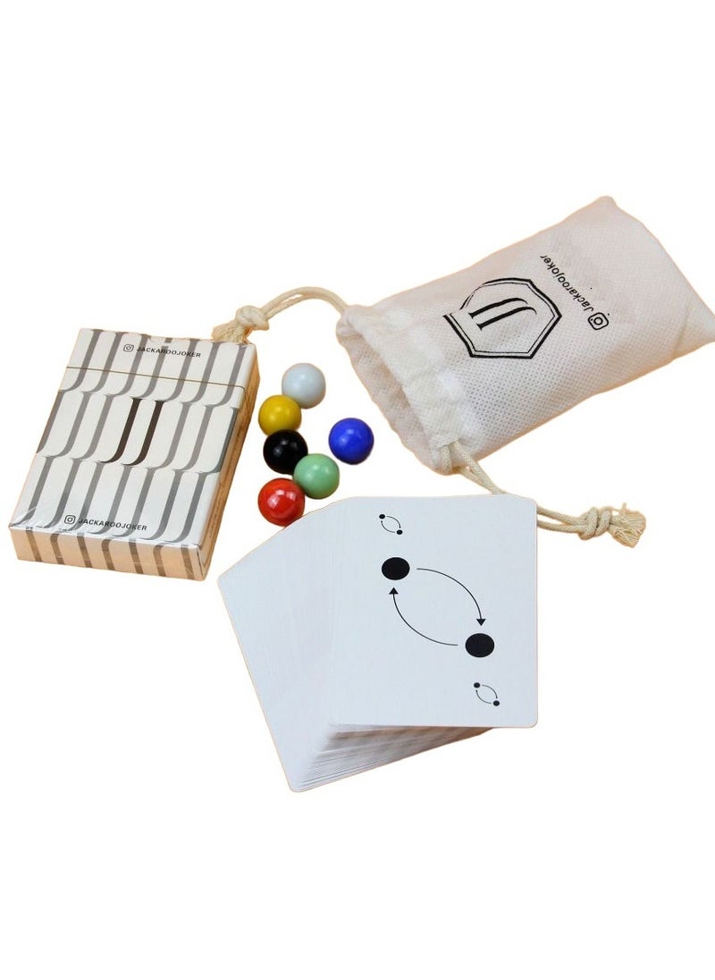 JACKAROOJOKER - Jackaroo Joker board game for 4 or 6 players white with jackaroo cards and marbles - Image 1