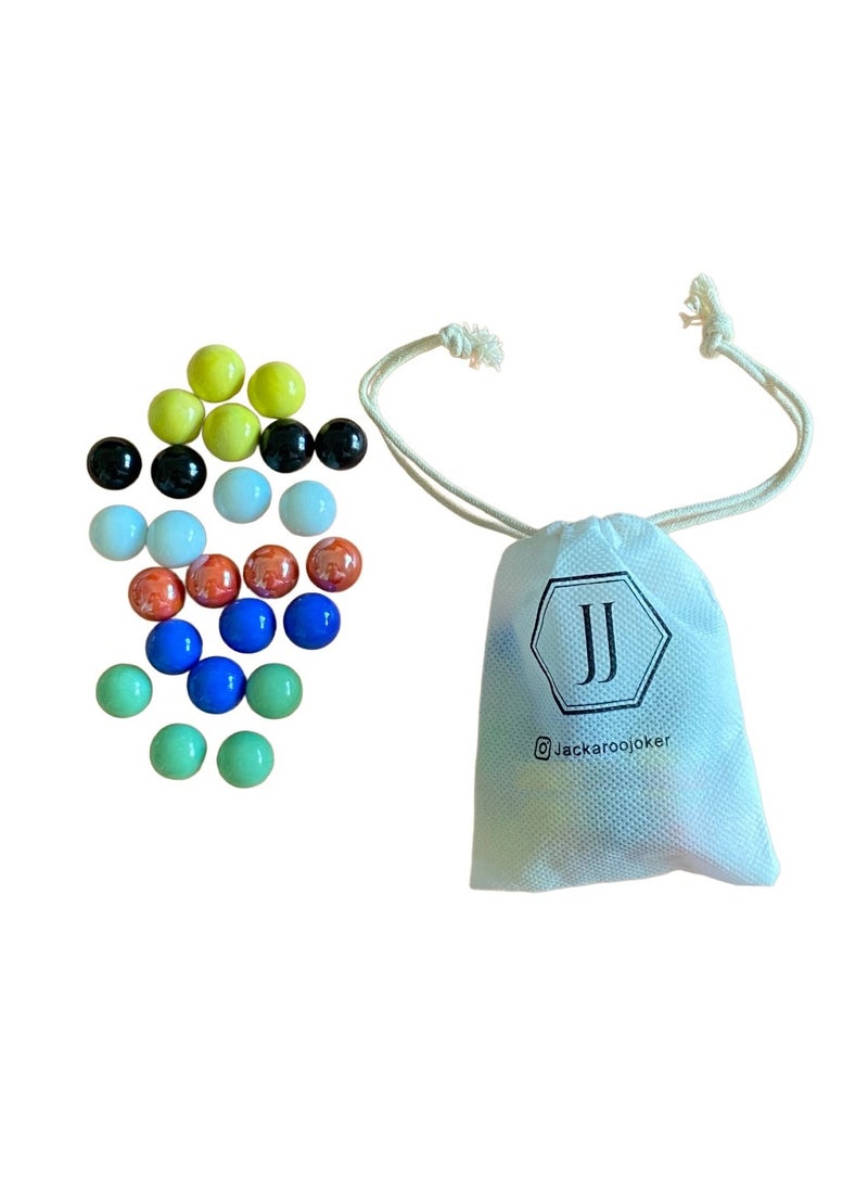JACKAROOJOKER - Jackaroo Joker board game for 4 or 6 players white with jackaroo cards and marbles - Image 1