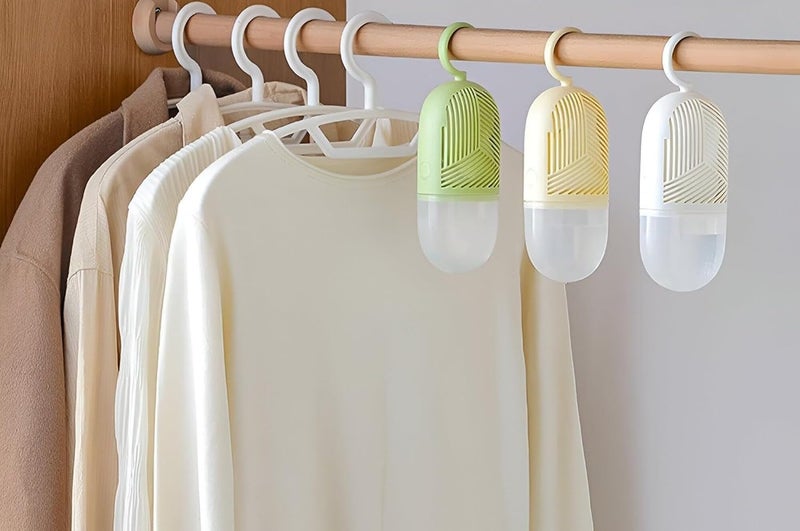 Dehumidifier with Built-in Hanging Hook, Easy to Install and Use, Suitable for Bathrooms, Storage Rooms and Closets, Effective Protection Against Humidity Multicolor - Image 1