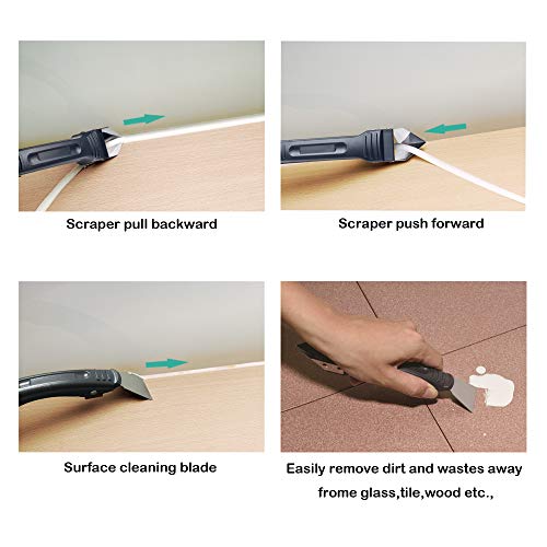 ORX PLUS TOOLS ORXPLUS Tools Silicone Remover Scraper Sealant, Caulk Caulking Removal Tool with Durable Stainless Scraper for Bathroom, Kitchen, Sink Joint and Frames Sealant Seals - Image 3