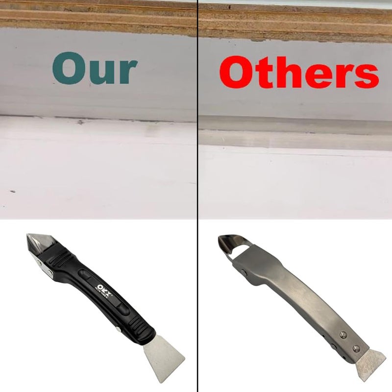 ORX PLUS TOOLS ORXPLUS Tools Silicone Remover Scraper Sealant, Caulk Caulking Removal Tool with Durable Stainless Scraper for Bathroom, Kitchen, Sink Joint and Frames Sealant Seals - Image 2