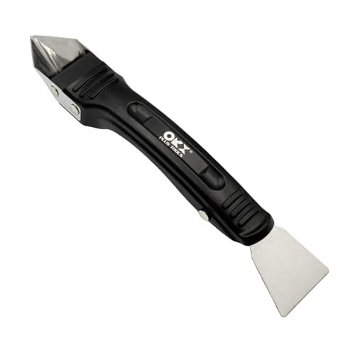 ORX PLUS TOOLS ORXPLUS Tools Silicone Remover Scraper Sealant, Caulk Caulking Removal Tool with Durable Stainless Scraper for Bathroom, Kitchen, Sink Joint and Frames Sealant Seals - Image 1