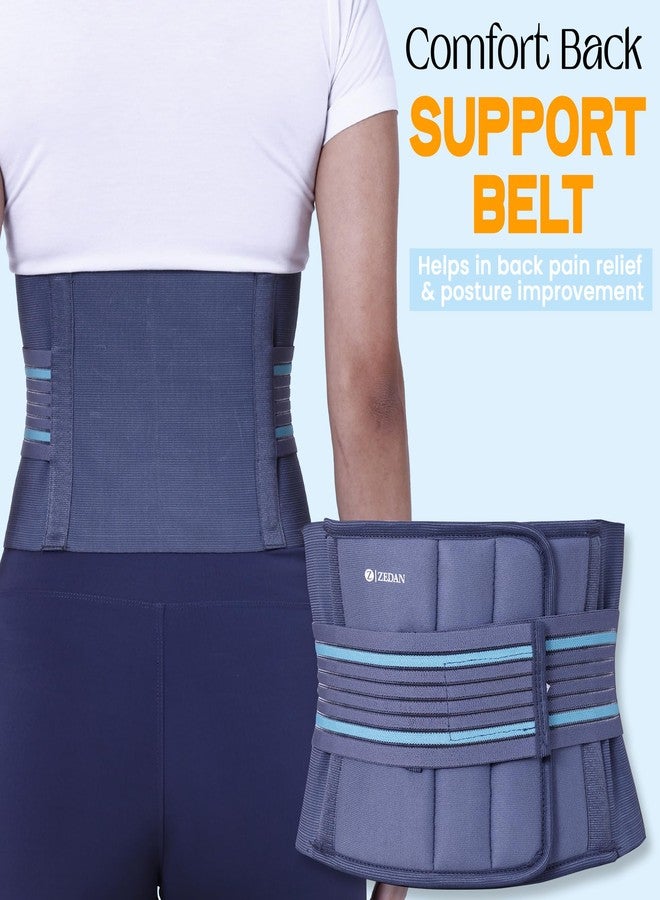 ZEDAN Abdominal Support Breathable Belt | Lower Back & Waist Support | After Delivery for Tummy Reduction | Lumbo Sacral | For Back Pain Relief & Recovery | For Men & Women | Universal - Image 4