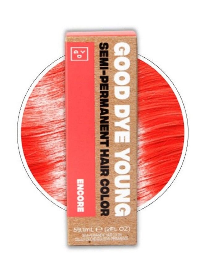 Good Dye Young Streaks And Strands Semi Permanent Hair Dye (Encore Neon Coral) Uv Protective Temporary Hair Color Lasts 1524+ Washes Conditioning Neon Coral Hair Dye Ppd Free Hair Dye Crueltyfree & Vegan Hair Dye  - Image 2