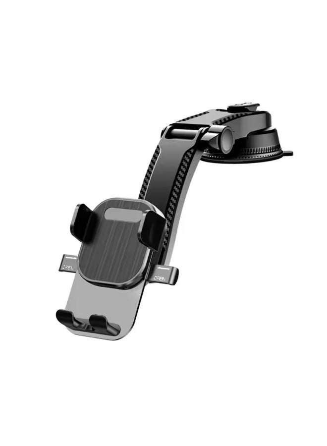 ما وراء الأساسيات حامل هاتف سيارة عالمي قابل للدوران 360 درجة من Beyond Basics، يُثبّت على لوحة القيادة | قاعدة شفط قوية، مضاد للانزلاق، سهل التركيب، قاعدة قابلة للتعديل لأجهزة iPhone وAndroid - تصميم متين من ABS والسيليكون - Image 2