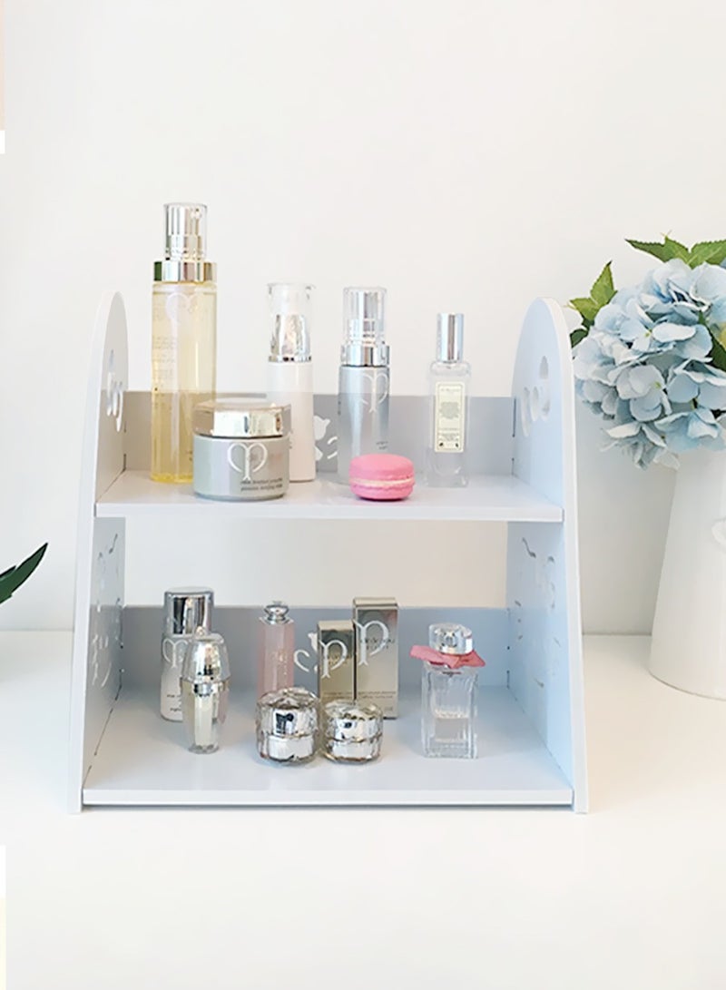 BEIRUI Desktop Shelf Cosmetic Organiser Bathroom Storage Shelf Bathroom Organiser Dressing Table Organiser - Image 1