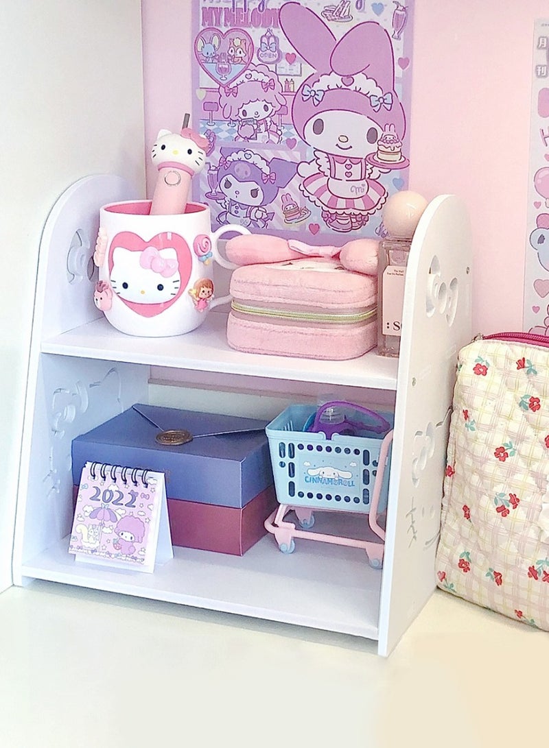 BEIRUI Desktop Shelf Cosmetic Organiser Bathroom Storage Shelf Bathroom Organiser Dressing Table Organiser - Image 2