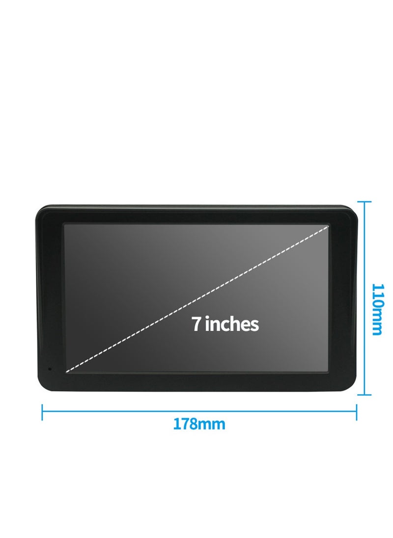 Furtey - 7 Inch Car Bluetooth Stereo MP5 Player , PND car navigation , FM Radio , Touch Screen Support Carplay , Auto Phone Link , Reversing Assist U-Disk/TF Card with Adjustable Bracket , Magnetic design - Image 1