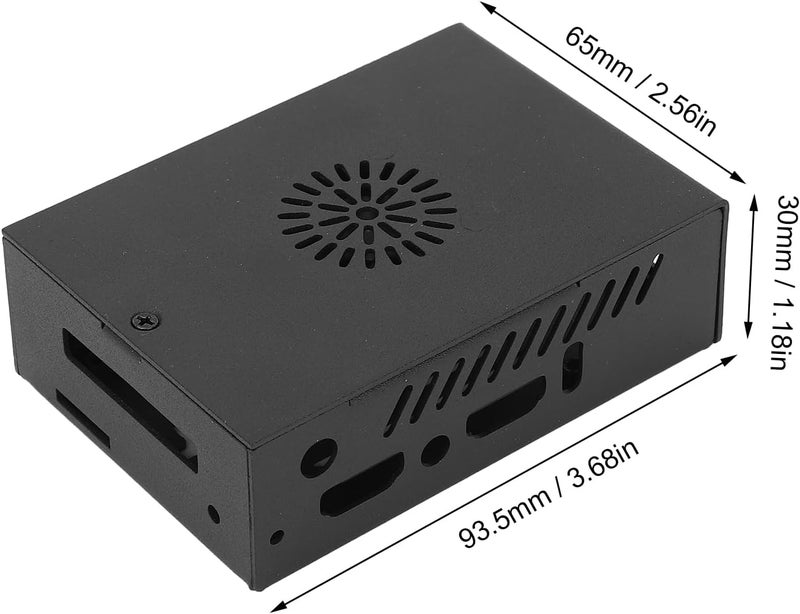 Asixxsix Aluminum Protective Case for OrangePi 5 Pro with Cooling Fan, Metal Enclosure for OrangePi 5 Pro - Image 5