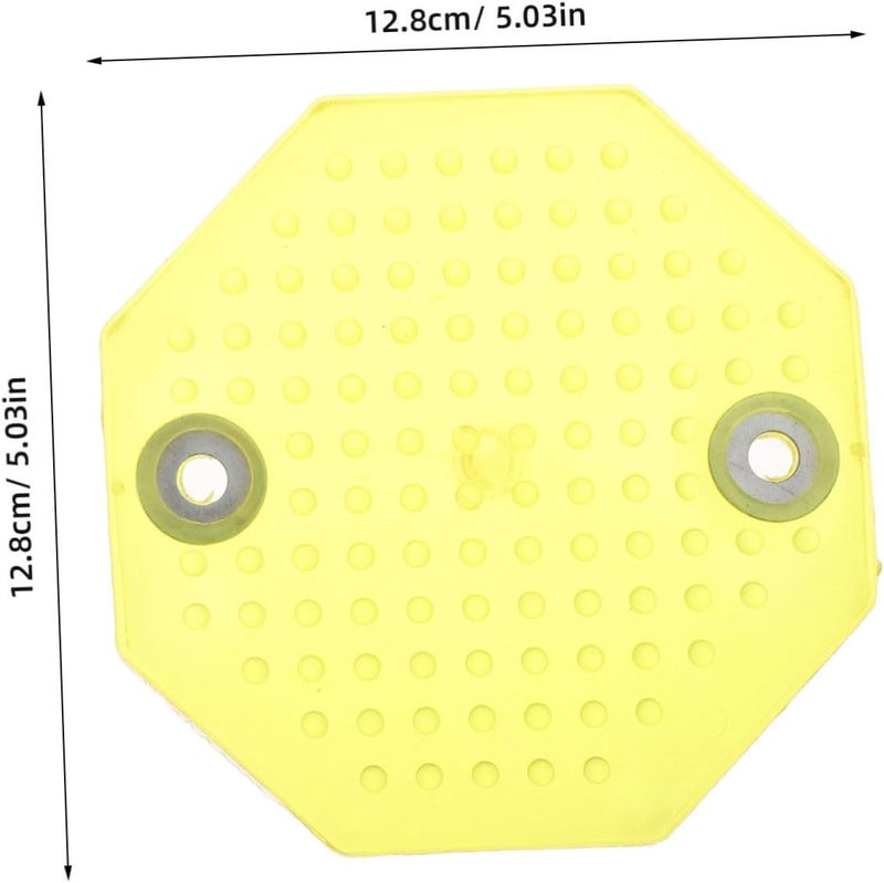 2pcs Vehicle Lift Support Pads for Car Floor Jack, Heavy Duty Round Cowhide Rubber Anti-Slip Shock Absorption Mats, Sturdy Automotive Lifter Accessories for Auto Service and Repair - Image 2