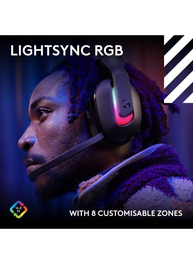 ASTRO Logitech Astro A20 X LIGHTSPEED Wireless Gaming Headset for PS5, Xbox, Switch, PC with 2-system PLAYSYNC Audio, Bluetooth, LIGHTSYNC RGB, and 48 kHz Boom Mic - Black - Image 5