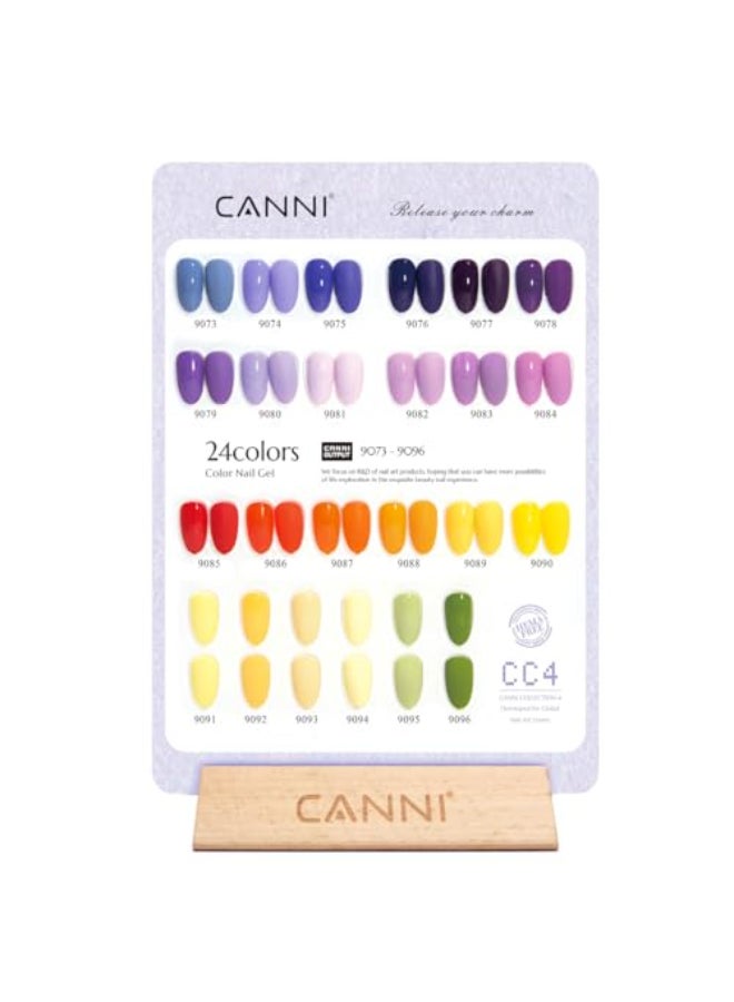 CANNI 30Pcs 9ML Hemafree Gel Nail Polish SetPurple Gel Polish Yellow Red Orange Green Dark Purple Gel Polish Kit Color Soak Off LED Nail Art Starter Manicure Salon DIY at Home - Image 3