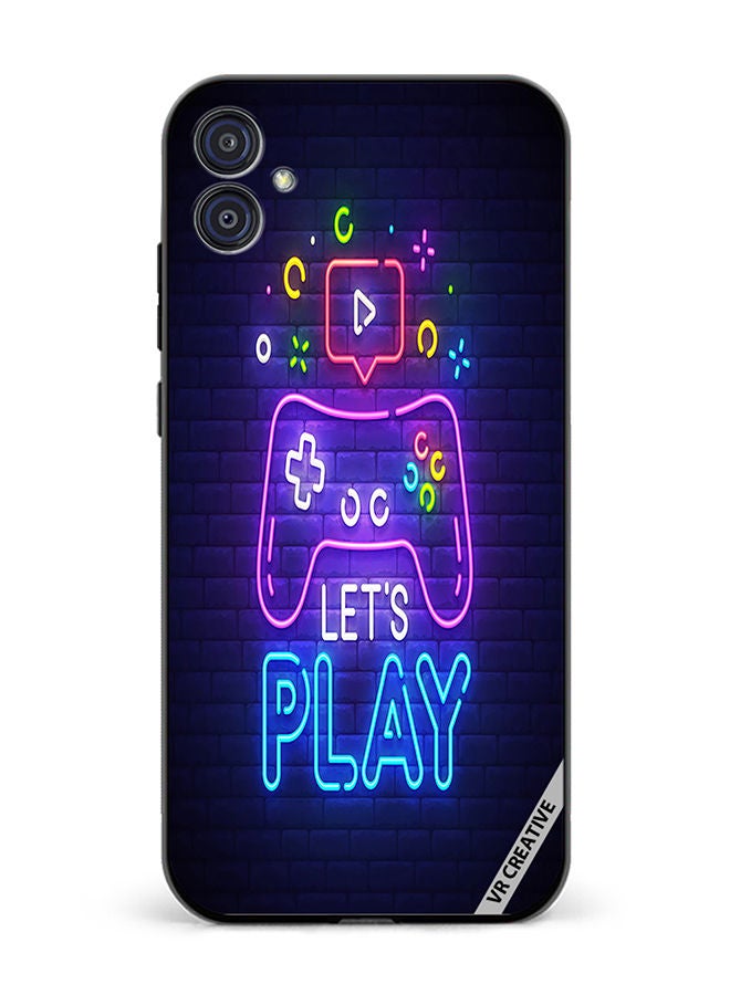 VR CREATIVE Protective Case Cover For Samsung Galaxy M04/F04 Lets Play Design Multicolour - Image 1