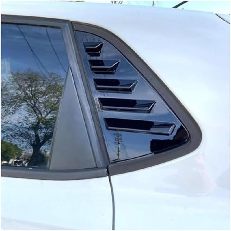 QASULER Car Rear Louver Window Cover for VW Polo MK6 - Image 2