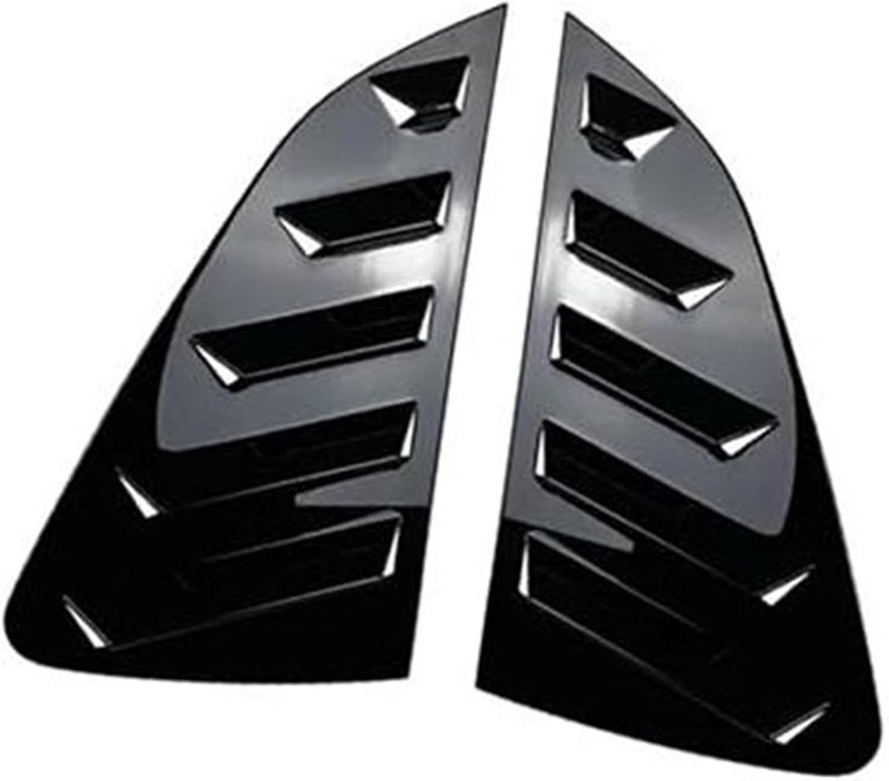 QASULER Car Rear Louver Window Cover for VW Polo MK6 - Image 1