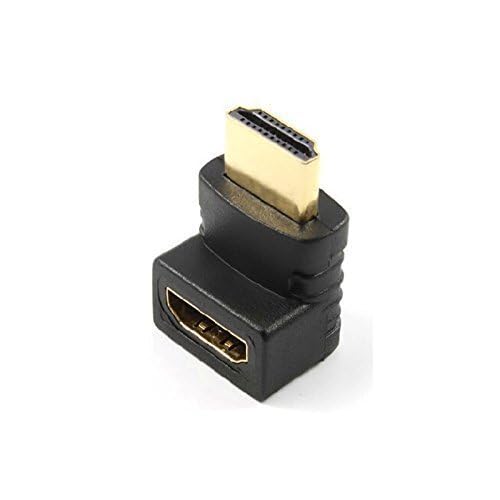 CABLESETC HDMI 270 Degree Port Saver Right Angled Male to Female Connector Adapter LED TV - Image 3