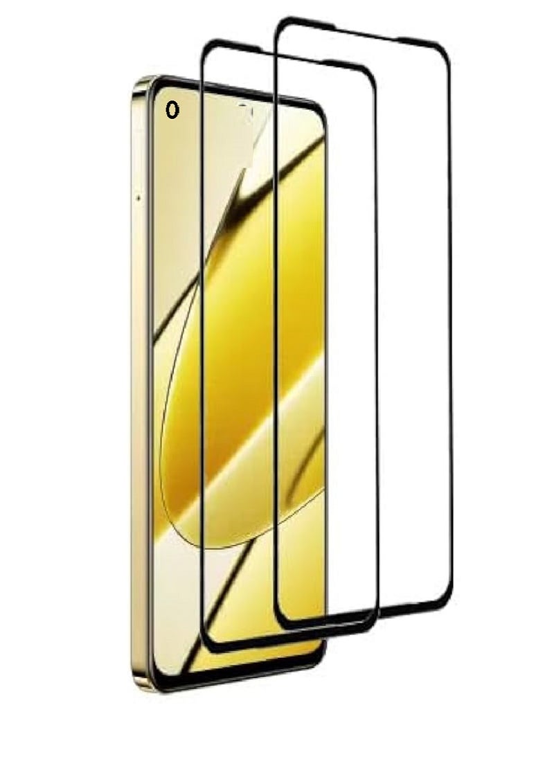 Super 2 Pieces Tempered Glass Screen Protector 5D Designed For Realme 10 Full Glue Edge to Edge Full Screen Coverage And Bubble Free - Image 1