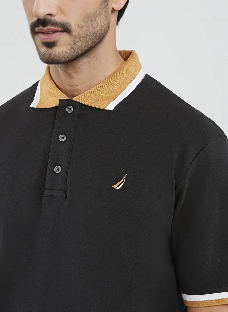 NAUTICA Single Basic Regular Fit Premium Cotton Logo Polo Shirt for Men | Best Price UAE