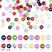 Zyghjort 100PCS Flower Buttons for Craft Assorted Colorful Sewing Button - Image 2
