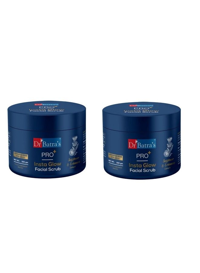 Dr Batra's Pro+ Insta Glow Facial Scrub250 G (Pack Of 2) - Image 1