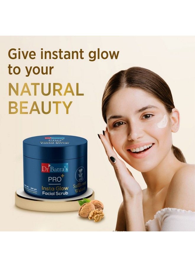Dr Batra's Pro+ Insta Glow Facial Scrub250 G (Pack Of 2) - Image 3