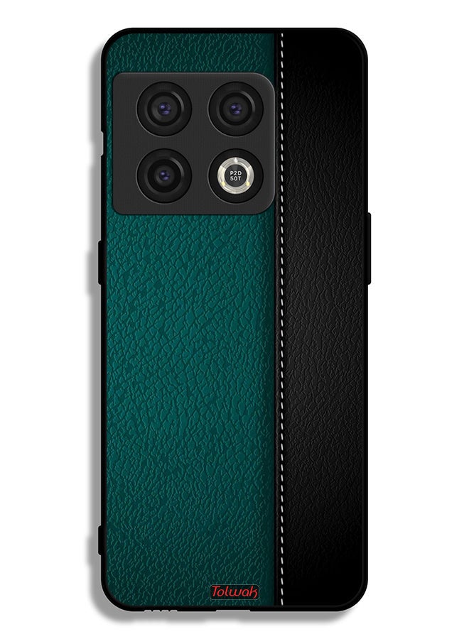 Tolwak OnePlus 10 Pro 5G Protective Case Cover Leather Pattern - Image 2