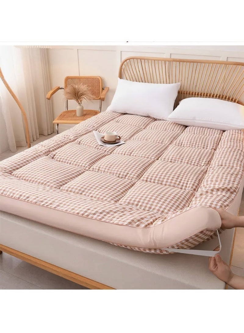 مراتب أرضية، مراتب محمولة قابلة للطي، مراتب تخييم، مراتب غرفة ضيوف، حصائر نوم تاتامي، نماذج مريحة لخريفي وشتوي، مناسبة لغرف النوم، الشقق، المهاجع - مجموعة متنوعة من الألوان، فردية، مزدوجة، كينغ، بحجم قياسي - Image 2