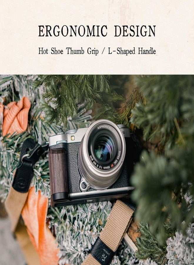 Tilta X-M5 Cage, Vintage Camera Cage Base Kit Compatible with X-M5 with Baseplate, Hot Shoe Thumb Bracket, ARCA Adapter - Black TA-T73-A-B - Image 3