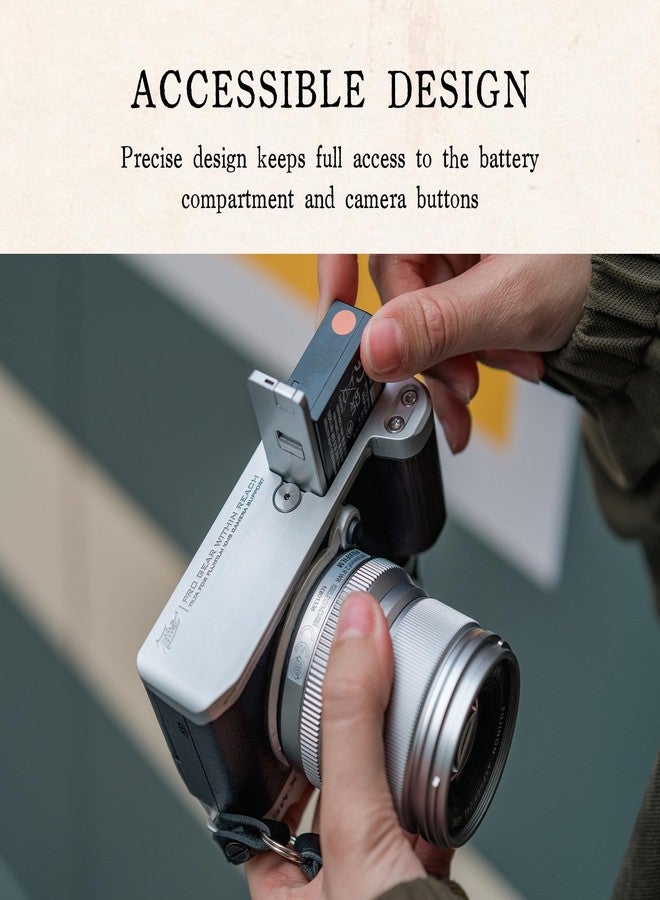 Tilta X-M5 Cage, Vintage Camera Cage Base Kit Compatible with X-M5 with Baseplate, Hot Shoe Thumb Bracket, ARCA Adapter - Black TA-T73-A-B - Image 5