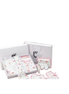 bbet 22PCS Newborn Baby Gift Set, Newborn Layette Gift Set for Boys and Girls, Babies Essential Clothes Accessories with Baby Blanket, 100% Premium Cotton, for Spring Summer Autumn Winter Four Seasons  - Image 5