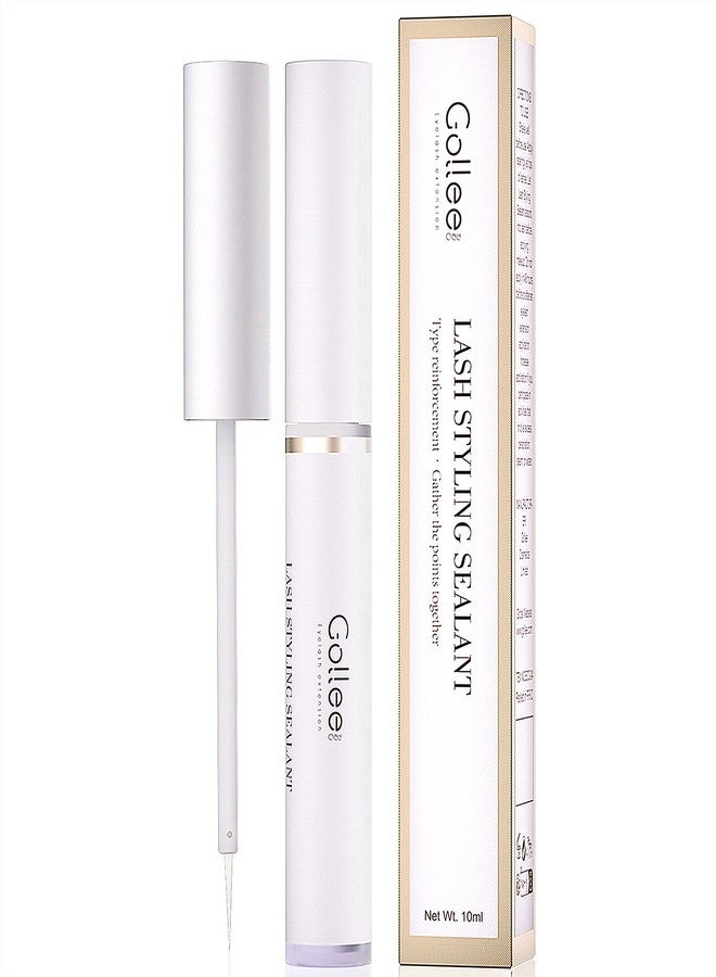 GOLLEEPRO Eyelash Coating Sealant, Lash Styling Sealant for Manga Eyelash, Eyelash Sealer for Lash Extensions Eyelash Extension Sealant for Long-Lasting & Healthy Lash Extension Longer Retention- 10ml - Image 1