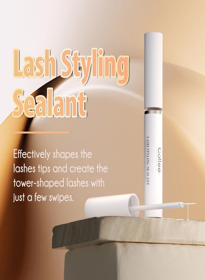 GOLLEEPRO Eyelash Coating Sealant, Lash Styling Sealant for Manga Eyelash, Eyelash Sealer for Lash Extensions Eyelash Extension Sealant for Long-Lasting & Healthy Lash Extension Longer Retention- 10ml - Image 5