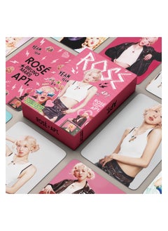 NIBEMINENT 55 Pcs Kpop ROSE APT. Lomo Cards Card For Fans Collection Gifts  - Image 2