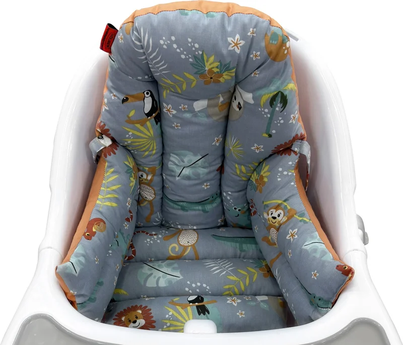 Holmer Stain Resistant Organic High Chair Cushion & Cover Md