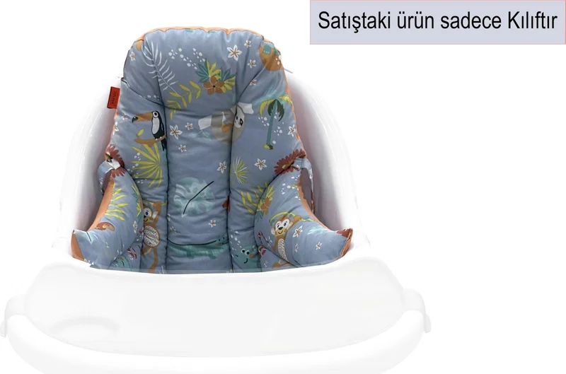 Holmer Stain Resistant Organic High Chair Cushion & Cover Md