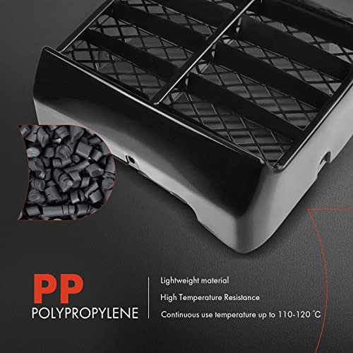 A-Premium Black Plastic Gas Tank Side Covers with Grill Compatible with Yamaha Banshee 350 1987-2006 2-PC Set - Image 4