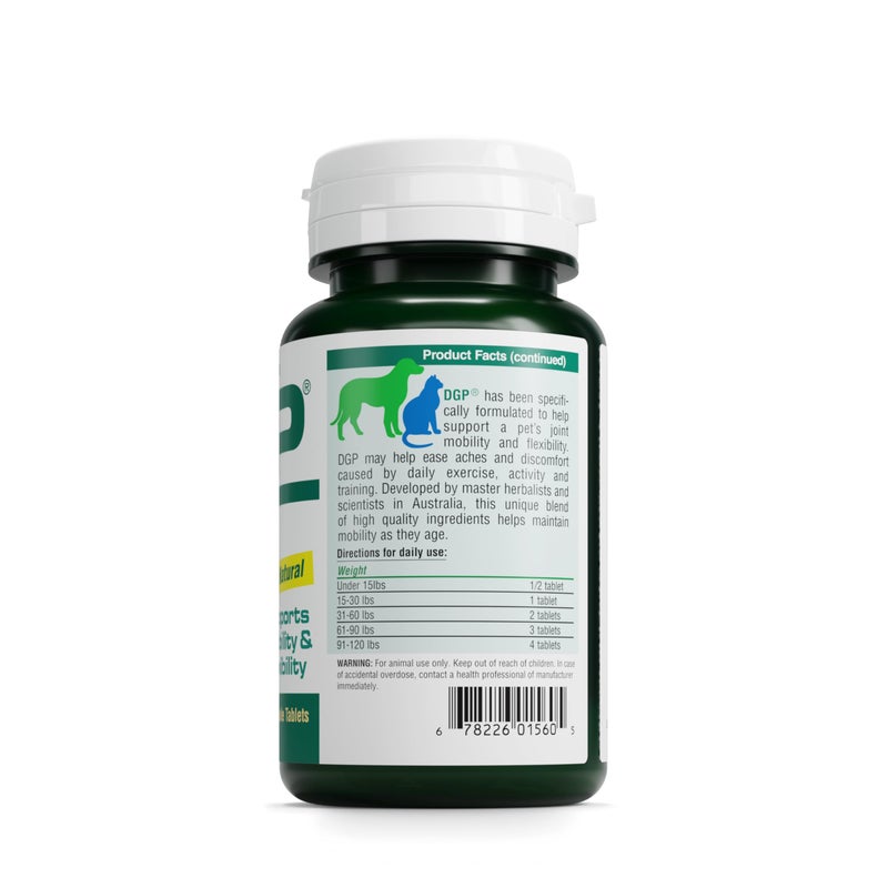 American BioSciences DGP, All-Natural Joint Supplement for Dogs - Joint Support with Turmeric, Boswellia Extract & More - Quick Effect for Pet Mobility Support - 120 Chewable Tablets (Pack of 2) - Image 2
