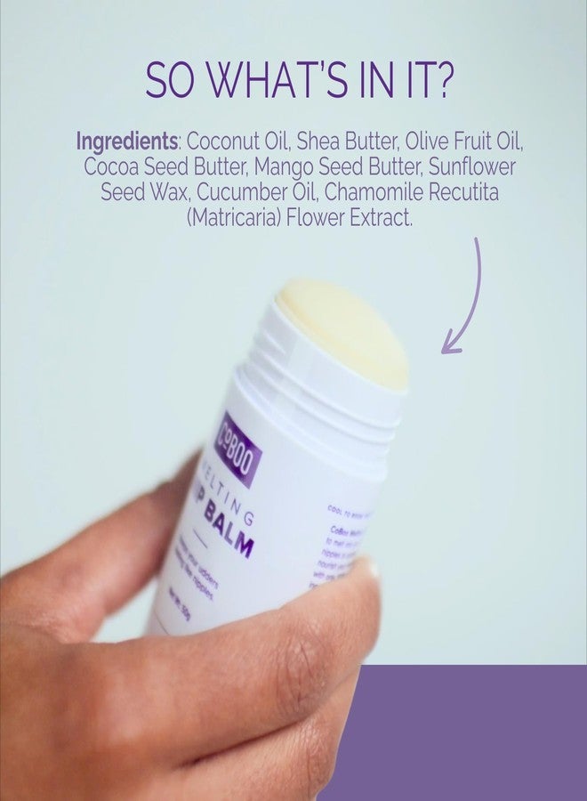 CoBoo Melting Nip Balm for Sore Nipples, Baby-Friendly Postpartum Essential, Touch-Free Application, Soothes and Protects, Breastfeeding Essentials - Image 3