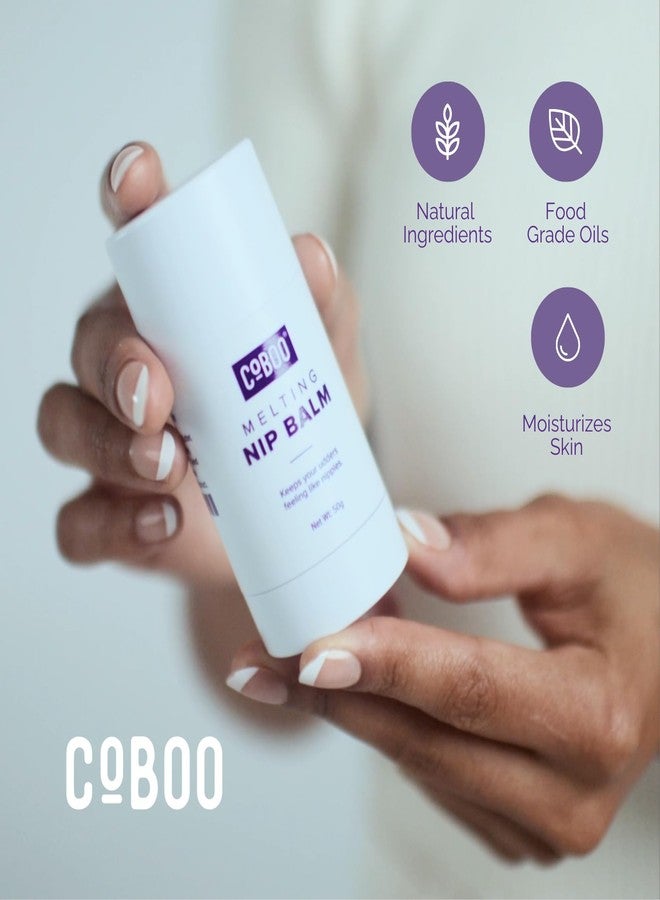 CoBoo Melting Nip Balm for Sore Nipples, Baby-Friendly Postpartum Essential, Touch-Free Application, Soothes and Protects, Breastfeeding Essentials - Image 2