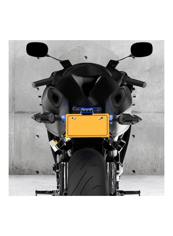NIBEMINENT Motorcycle License Plate Bracket With LED Light  - Image 2