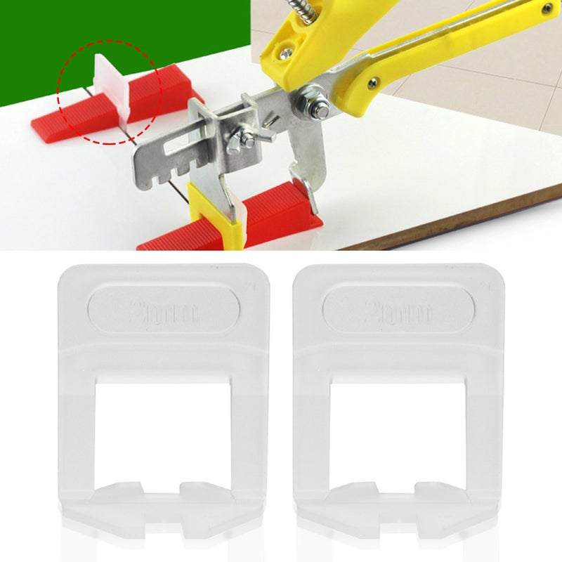 20pcs 2mm Tile Leveler Base Ceramic Tile Spacer Clips Leveling System - Image 1