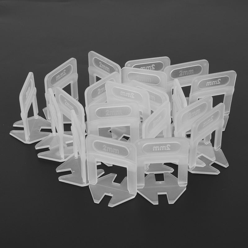 20pcs 2mm Tile Leveler Base Ceramic Tile Spacer Clips Leveling System - Image 3