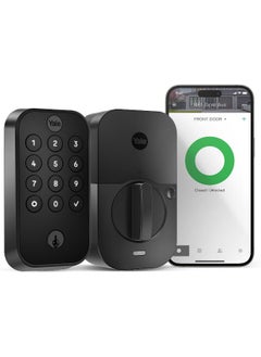 Yale Yale Assure Lock 2 Keypad with Wi-Fi in Black Suede  - Image 1